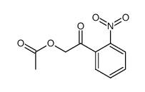 2-(2-nitrophenyl)-2-oxoethyl acetate Structure