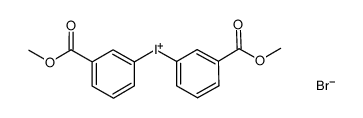 bis(3-(methoxycarbonyl)phenyl)iodonium bromide Structure