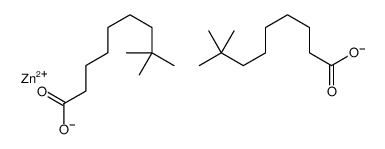 zinc(2+) neoundecanoate Structure