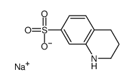 7-QUINOLINESULFONIC ACID, 1,2,3,4-TETRAHYDRO-, MONOSODIUM SALT structure