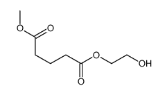 5-O-(2-hydroxyethyl) 1-O-methyl pentanedioate Structure