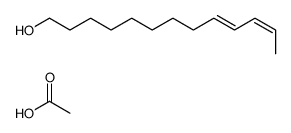 acetic acid,trideca-9,11-dien-1-ol结构式