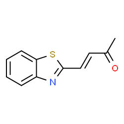 3-Buten-2-one,4-(2-benzothiazolyl)-(9CI) structure