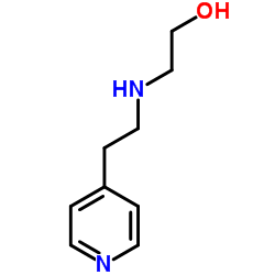 Ethanol, 2-[2-(4-pyridyl)ethylamino]- Structure