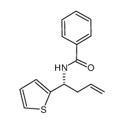 N-((R)-1-(thiophen-2-yl)but-3-enyl)benzamide结构式