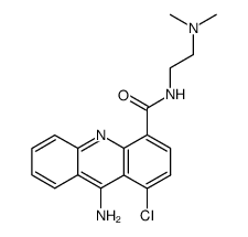 9-Amino-1-chloro-acridine-4-carboxylic acid (2-dimethylamino-ethyl)-amide Structure