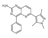 4-phenyl-6-(1,3,5-trimethyl-1H-pyrazol-4-yl)pyrido[3,2-d]pyrimidin-2-ylamine Structure