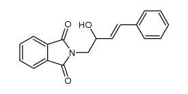 N-(2-hydroxy-4-phenyl-3-butenyl)phthalimide Structure