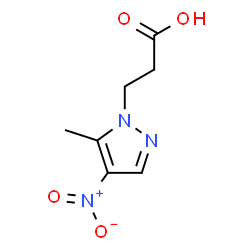 3-(5-Methyl-4-nitro-pyrazol-1-yl)propanoic acid structure