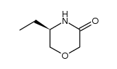 (5R)-5-ethyl-3-morpholinone Structure