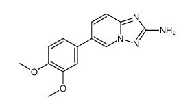 6-(3,4-dimethoxyphenyl)-[1,2,4]triazolo[1,5-a]pyridin-2-amine结构式