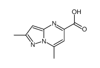 2,7-Dimethylpyrazolo[1,5-a]pyrimidine-5-carboxylic acid结构式