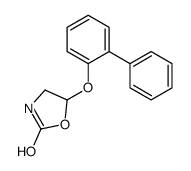 5-(2-phenylphenoxy)-1,3-oxazolidin-2-one结构式