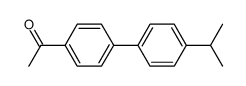 1-(4'-(1-methylethyl)biphenyl-4-yl)ethanone Structure