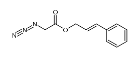 cinnamyl 2-azidoacetate结构式