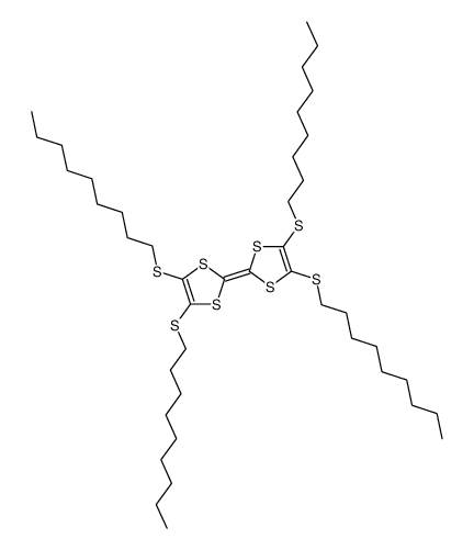 Tetrakis(nonylthio)tetrathiafulvalene Structure