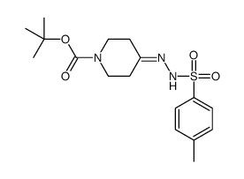 N'-(1-BOC-哌啶-4-亚基)-4-甲基苯磺酰肼结构式