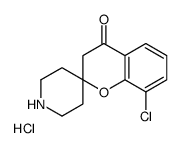 8-chlorospiro[3H-chromene-2,4'-piperidine]-4-one,hydrochloride结构式