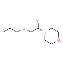 Morpholine,4-[2-[(2-methylpropyl)thio]-1-thioxoethyl]- (9CI)结构式