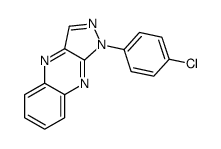 1-(4-chlorophenyl)pyrazolo[4,3-b]quinoxaline Structure