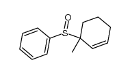 ((1-methylcyclohex-2-en-1-yl)sulfinyl)benzene结构式