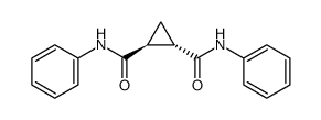 trans-cyclopropanedicarboxylic acid dianilide结构式