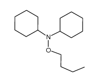 O-Butyl-N,N-dicyclohexylhydroxylamin Structure