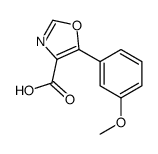 5-(3-METHOXYPHENYL)OXAZOLE-4-CARBOXYLIC ACID structure