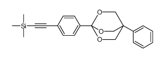 trimethyl-[2-[4-(1-phenyl-3,5,8-trioxabicyclo[2.2.2]octan-4-yl)phenyl]ethynyl]silane结构式