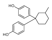 4-[1-(4-hydroxyphenyl)-3-methylcyclohexyl]phenol结构式