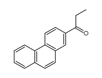 2-propanoylphenanthrene Structure