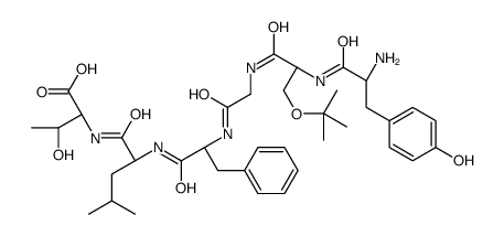 tyrosyl-seryl(O-tert-butyl)-glycyl-phenylalanyl-leucyl-threonine structure