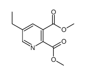 dimethyl 5-ethylpyridine-2,3-dicarboxylate结构式