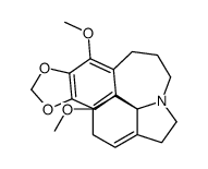 C-Homoerythrinan,1,6-didehydro-3,17-dimethoxy-15,16-(methylenebis(oxy))-,(3beta) Structure