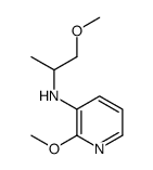 3-Pyridinamine,2-methoxy-N-(2-methoxy-1-methylethyl)-(9CI) structure