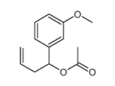 ACETIC ACID 1-(3-METHOXY-PHENYL)-BUT-3-ENYL ESTER Structure