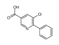 5-chloro-6-phenylpyridine-3-carboxylic acid Structure