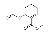 ethyl 6-acetyloxycyclohexene-1-carboxylate Structure