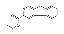 ethyl 9H-indeno[2,1-c]pyridine-3-carboxylate结构式