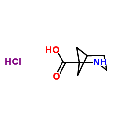 2-azabicyclo[3.1.1]heptane-1-carboxylic acid hydrochloride Structure