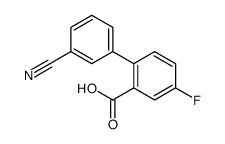 2-(3-cyanophenyl)-5-fluorobenzoic acid Structure