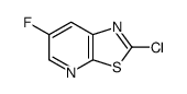 2-chloro-6-fluoro-[1,3]thiazolo[5,4-b]pyridine结构式