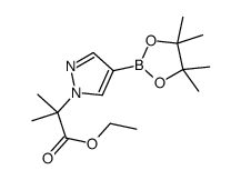 2-甲基-2-(4-(4-(4,4,5,5-四甲基-1,3,2-二氧杂硼烷-2-基)-1h-吡唑-1-基)丙酸乙酯图片