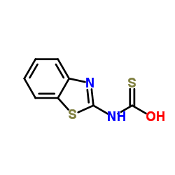 Carbamothioic acid, 2-benzothiazolyl- (9CI) Structure