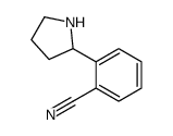 2-pyrrolidin-2-ylbenzonitrile结构式