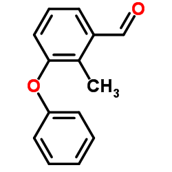 2-Methyl-3-phenoxybenzaldehyde Structure