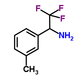 2,2,2-Trifluoro-1-(3-methylphenyl)ethanamine结构式