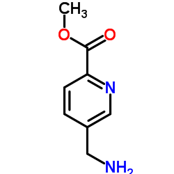 5-Aminomethyl-pyridine-2-carboxylic acid methyl ester Structure