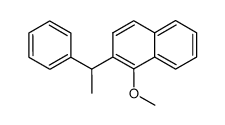 1-methoxy-2-(1-phenylethyl)naphthalene Structure