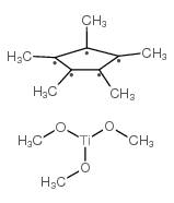 Pentamethylcyclopentadienyltitanium trimethoxide Structure